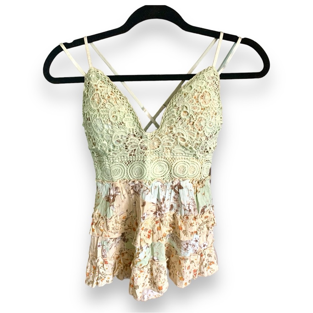 NEW Blue B. Pale Mint Tank Top Size Small